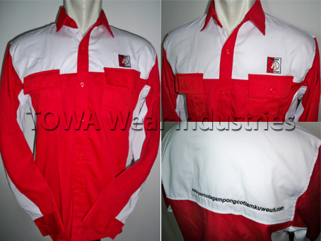 produksi kemeja bahan american drill pemuda gampoeng