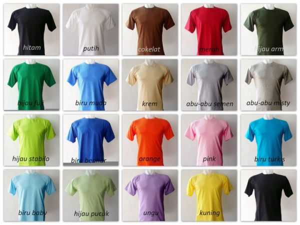 Baju Kaos Polos – Keunggulan dan Fungsi