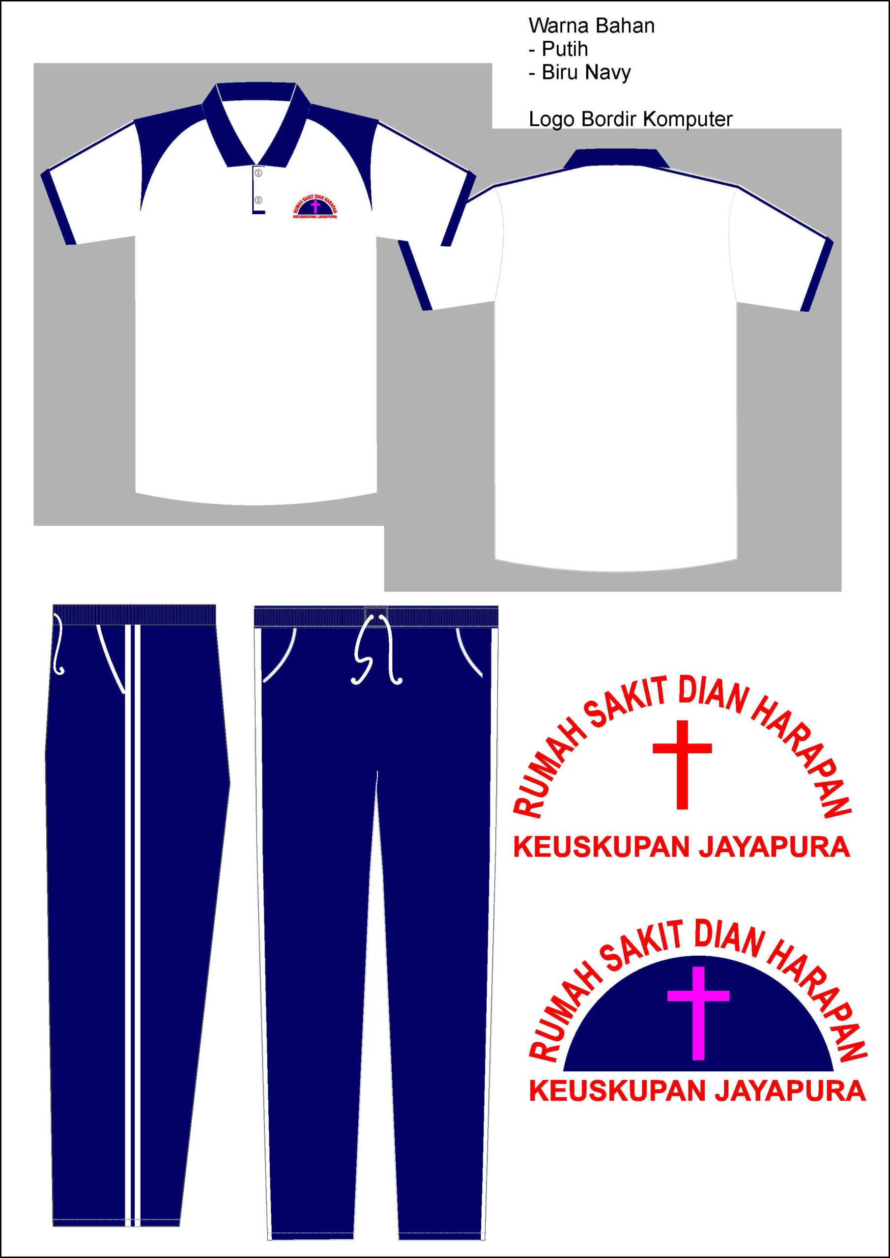 PRODUKSI STELAN TRAINING BAJU POLO SHIRT PERUSAHAAN