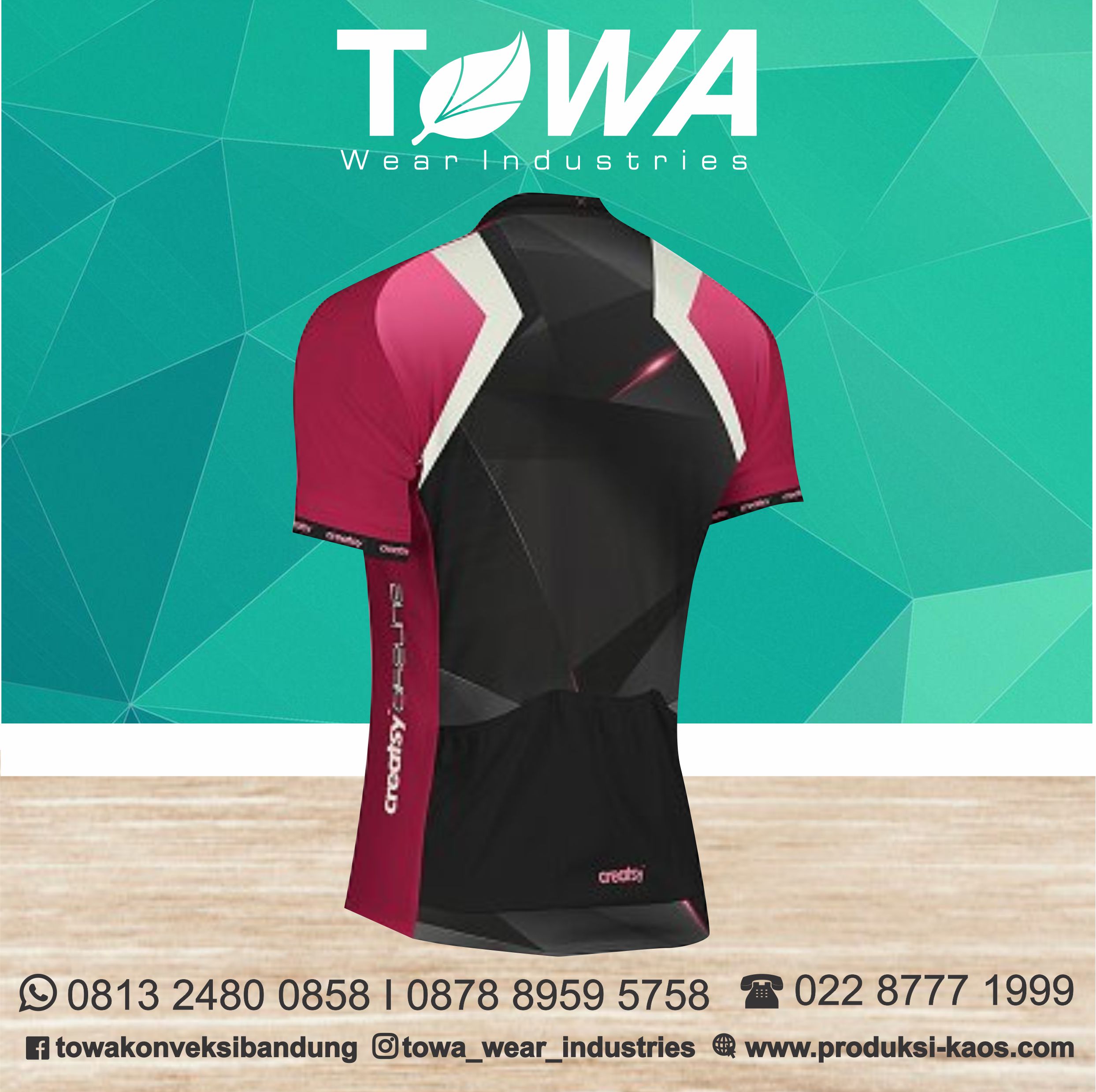 Konveksi Baju Futsal- bike jersey 3