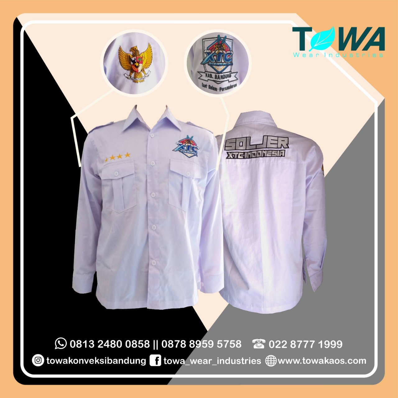 kemeja xtc kabupaten bandung