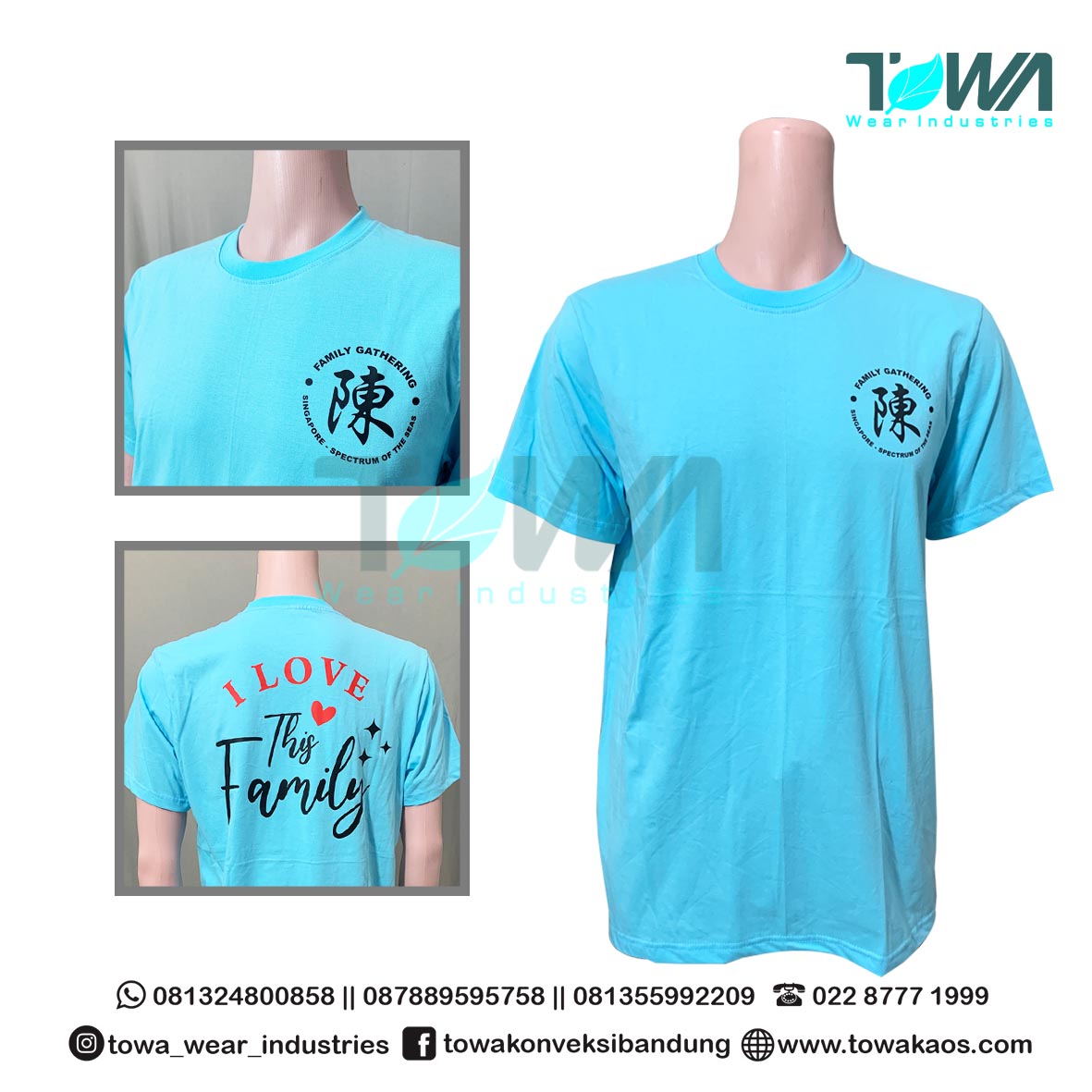 Konveksi T-Shirt - Baju Kaos Oblong Baju Event Gathering Singapore