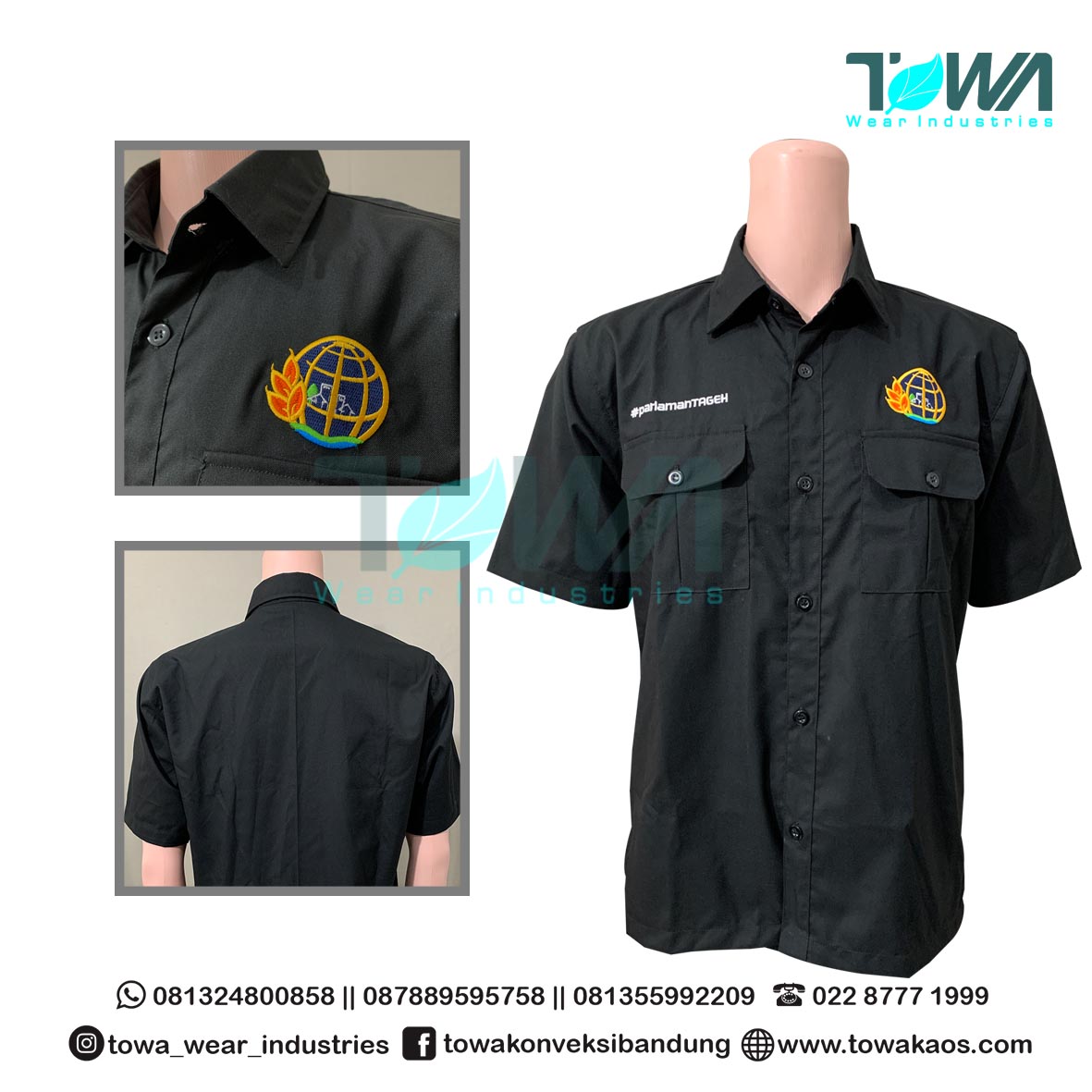 Baju Kemeja Baju Seragam Kerja Kantor Pertanahan Kota Pariaman