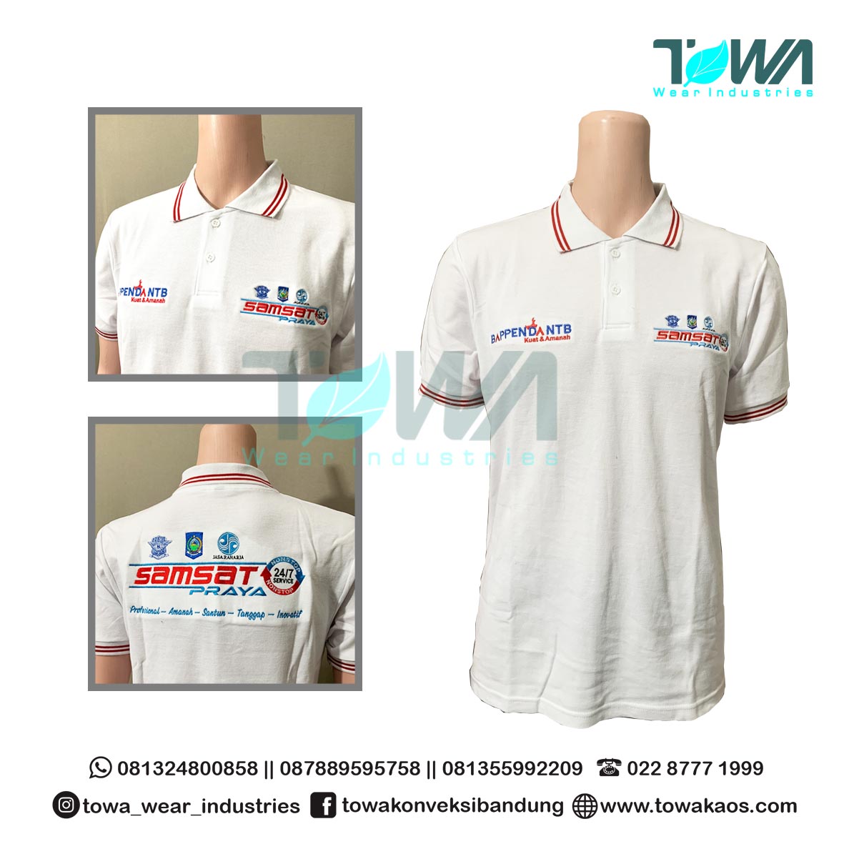 Konveksi Poloshirt - Konveksi Kaos Kerah Lengan Pendek