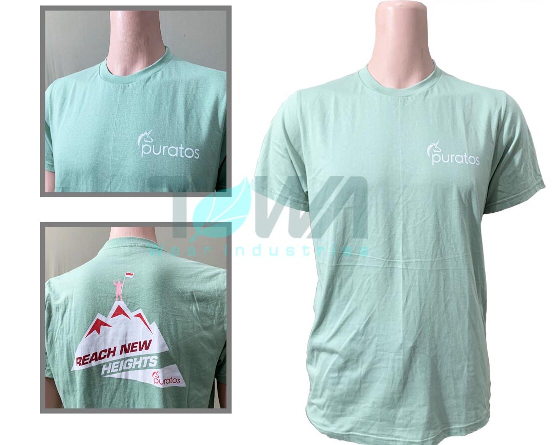 Baju Kaos Baju Event Baju Perusahaan PT. Puratos Indonesia Bahan Cotton Bamboo