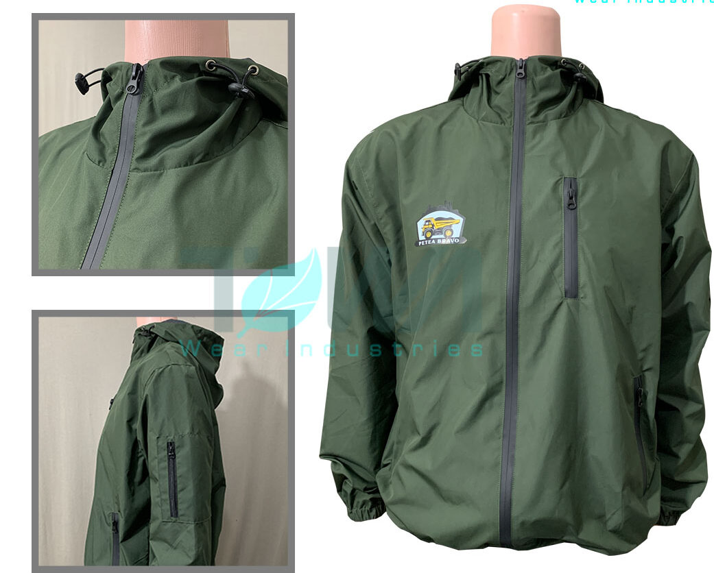 Konveksi Jaket Terdekat - Jaket Waterproof Valcond Petea Bravo Jaket Parasut Taslan
