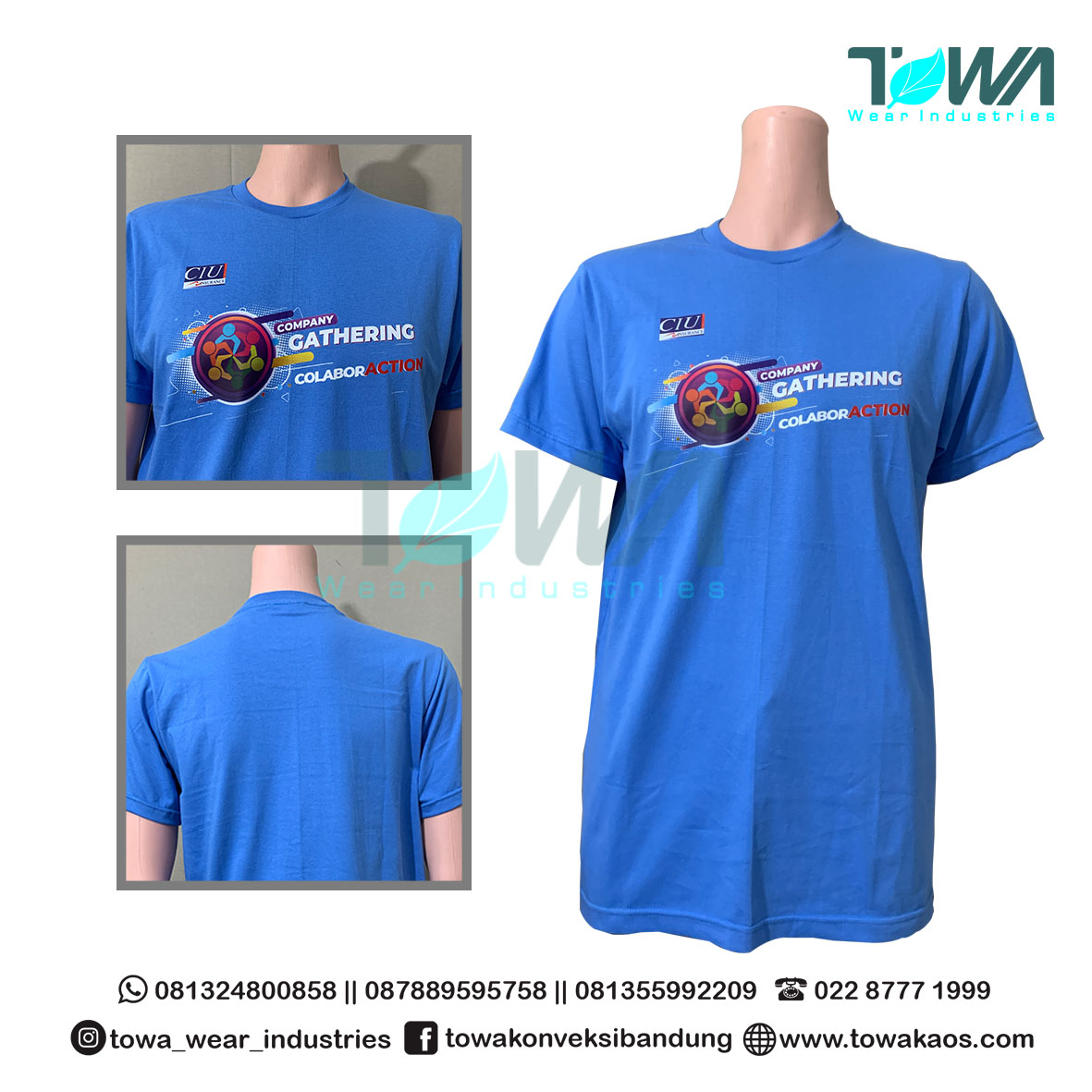 Baju Kaos Oblong Baju Event Baju Gathering Perusahaan Sablon DTF