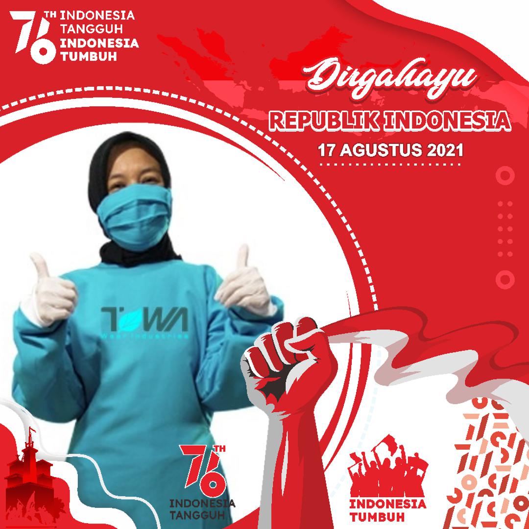 TWIBBON UCAPAN HARI KEMERDEKAAN RI KE-76, COCOK DIBAGIKAN DI MEDIA SOSIAL