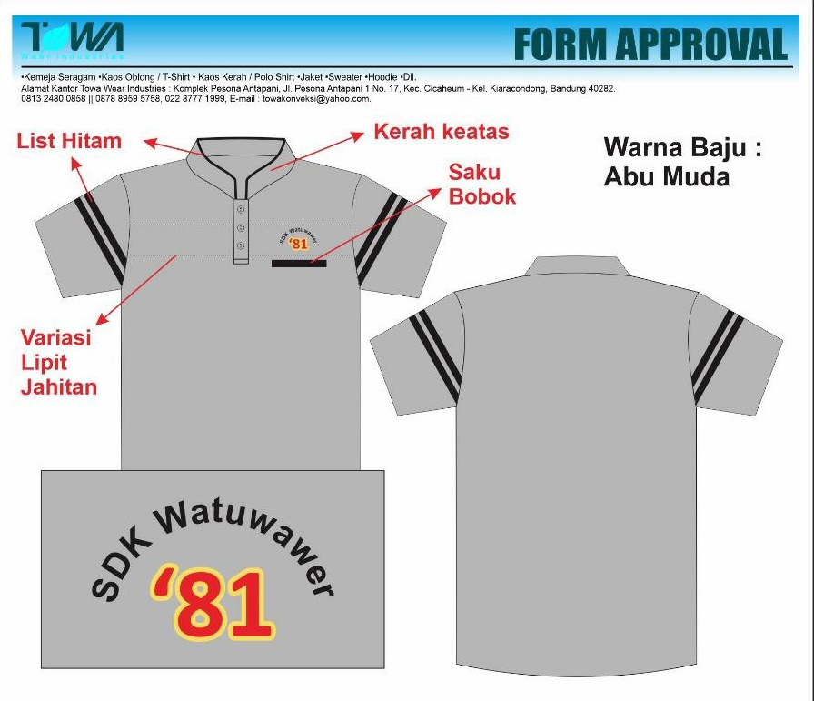 PENTINGNYA DESAIN APPROVAL DI KONVEKSI BAJU CUSTOM