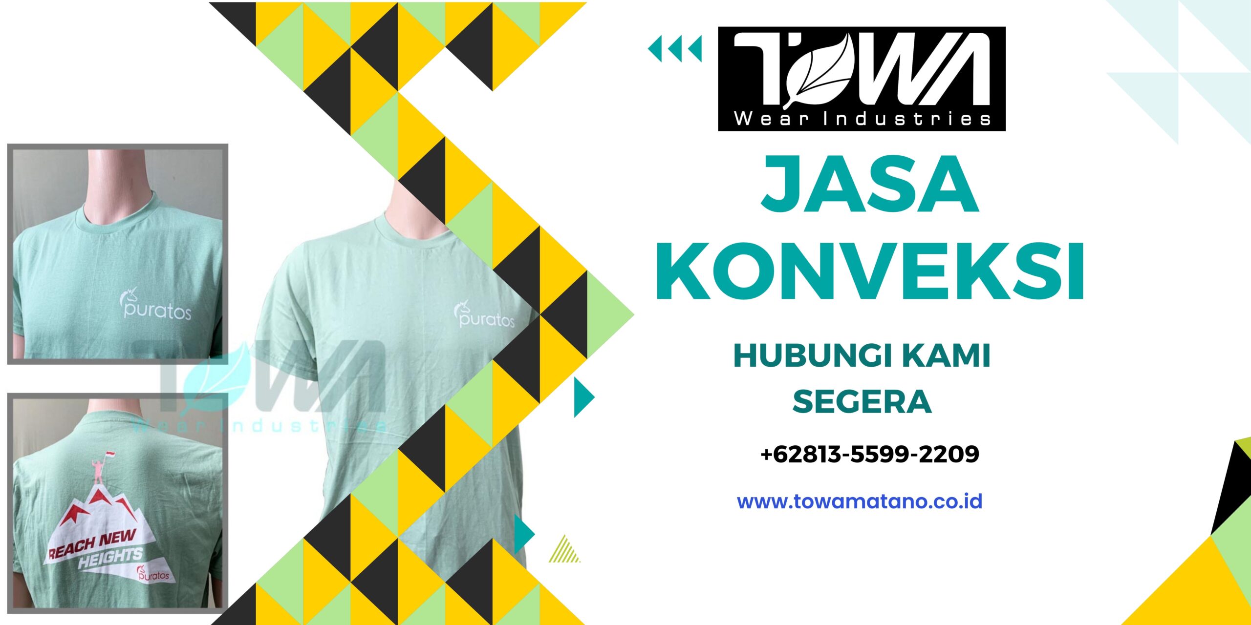 Jasa Konveksi Baju Kaos: Melayani Pemesanan Seluruh Indonesia