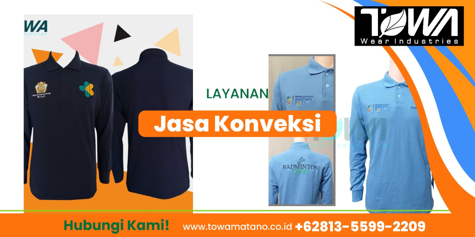 Jasa produksi kaos berkerah polo shirt