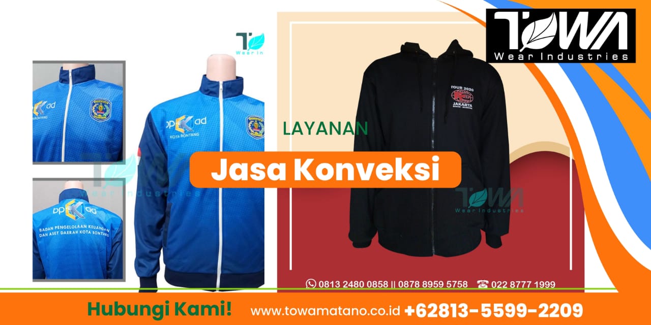 Jasa Konveksi Jaket Hoodie Online