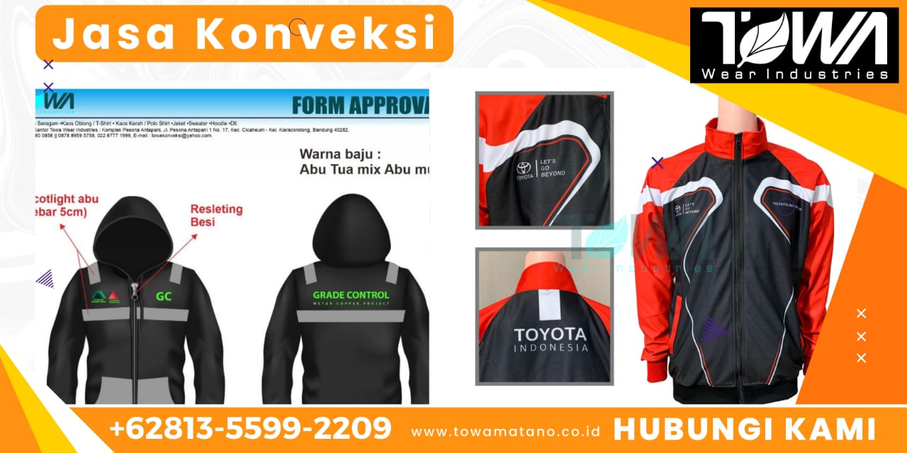 Garment Jasa Produksi Jaket Hoodie