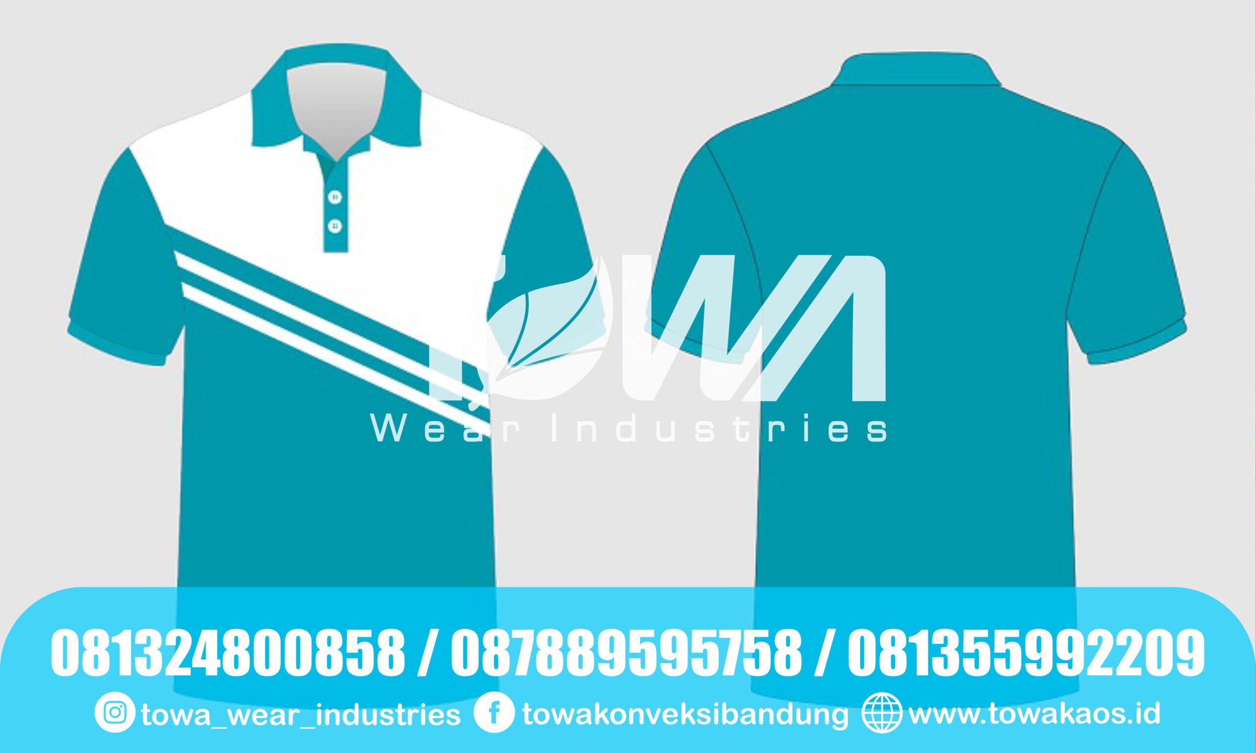 2. Konveksi Baju Kaos Kerah Polo untuk Berbagai Kebutuhan