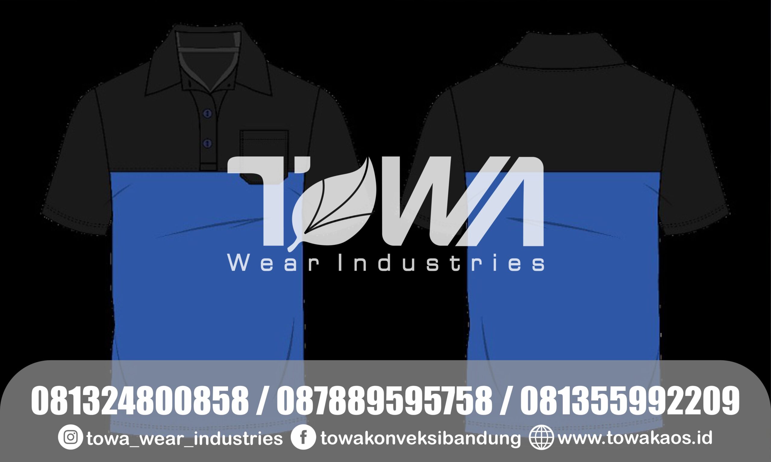 Konveksi Baju Kaos Kerah, Bahan dan Desain by Request