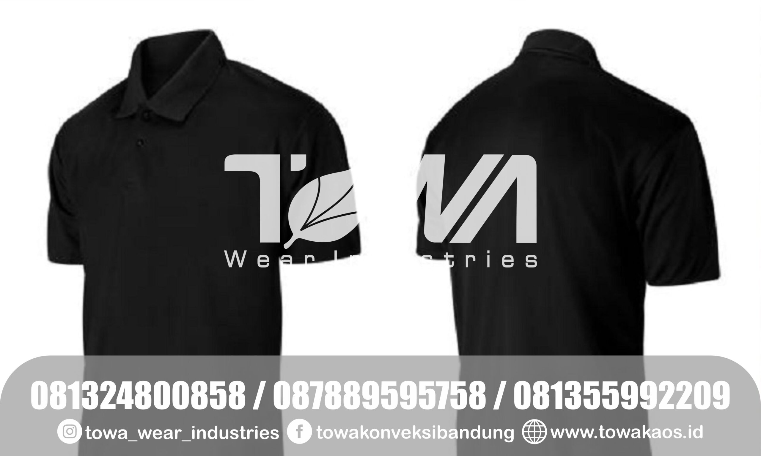 Baju Kaos Kerah Keren, Bahan Berkualitas Hasil Rapi