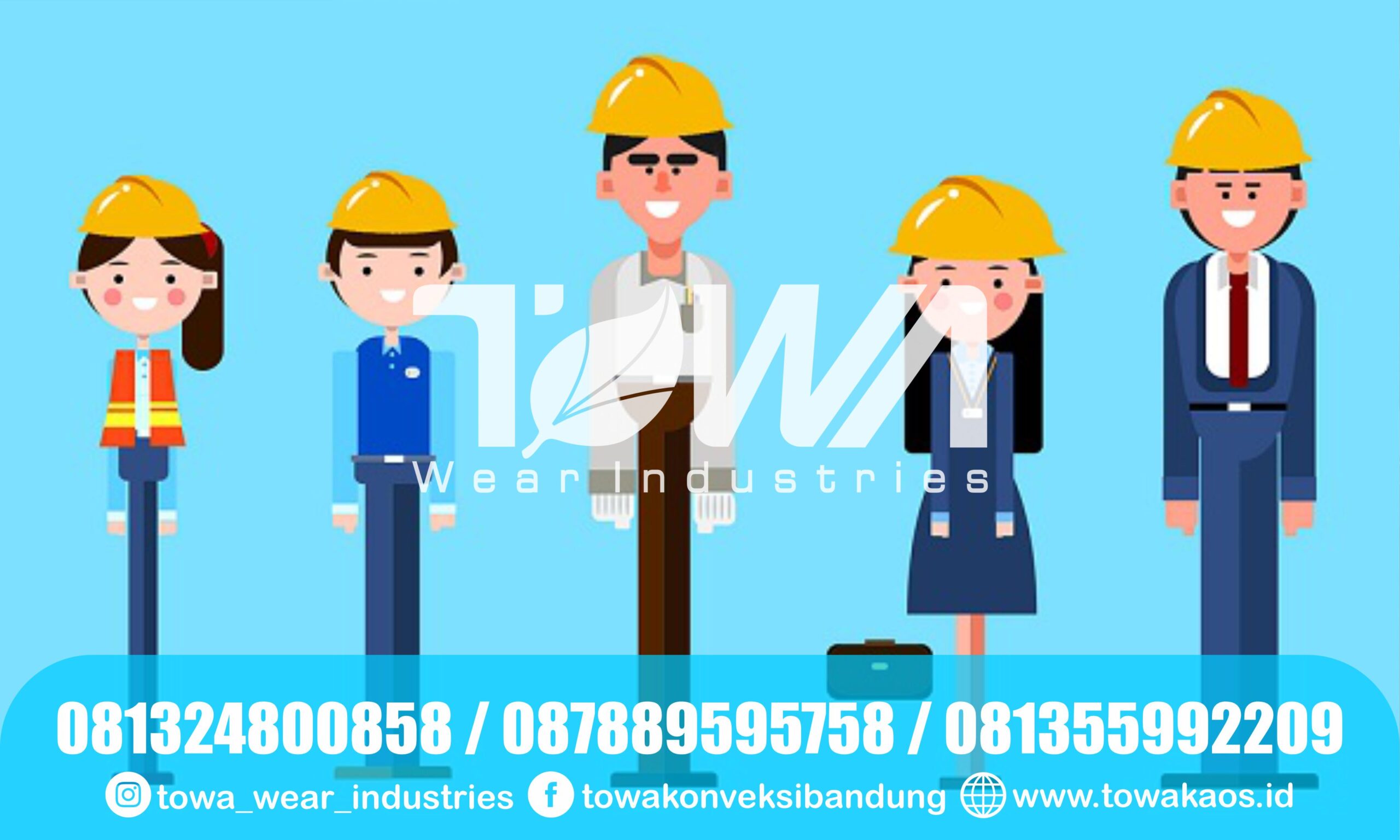 Baju Seragam Kerja dengan Jahitan Terbaik dan Berkualitas
