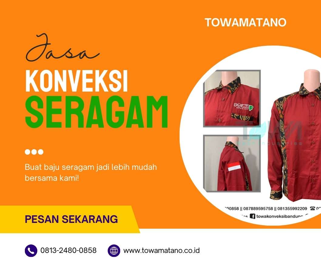Konveksi Baju Seragam Depok: Kenapa Konveksi Towamatano.co.id Jadi Pilihan Utama?