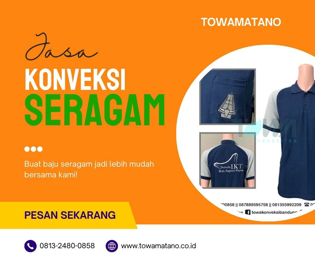 Konveksi Baju Seragam di Jakarta: Kualitas dan Harga Terjangkau di Towamatano.co.id
