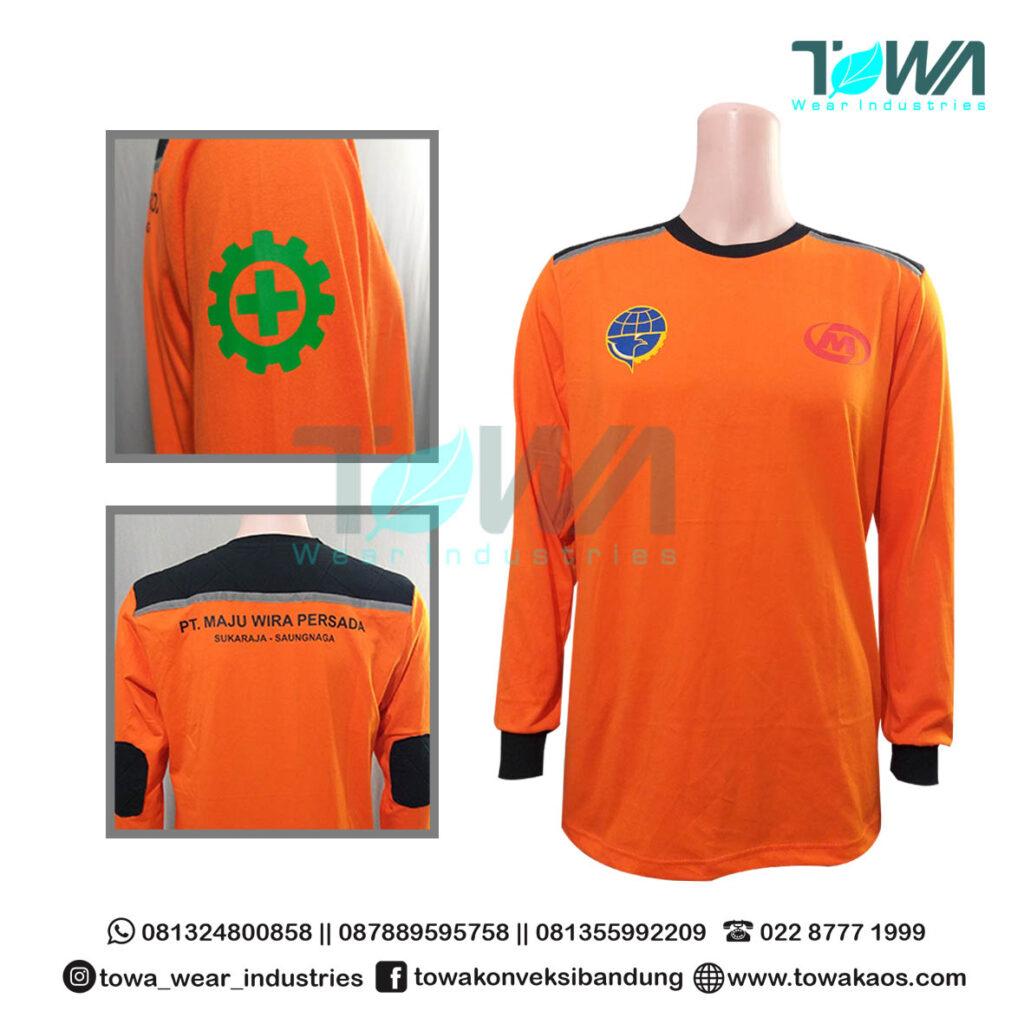 Baju Kaos Baju Safety PT. Maju Wira Persada