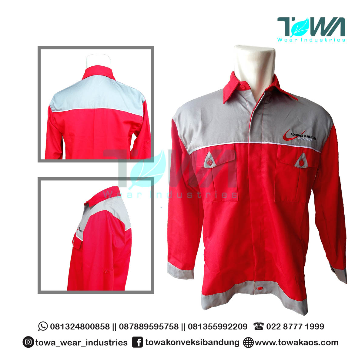 Baju Kemeja Baju Seragam Kerja Adhimix