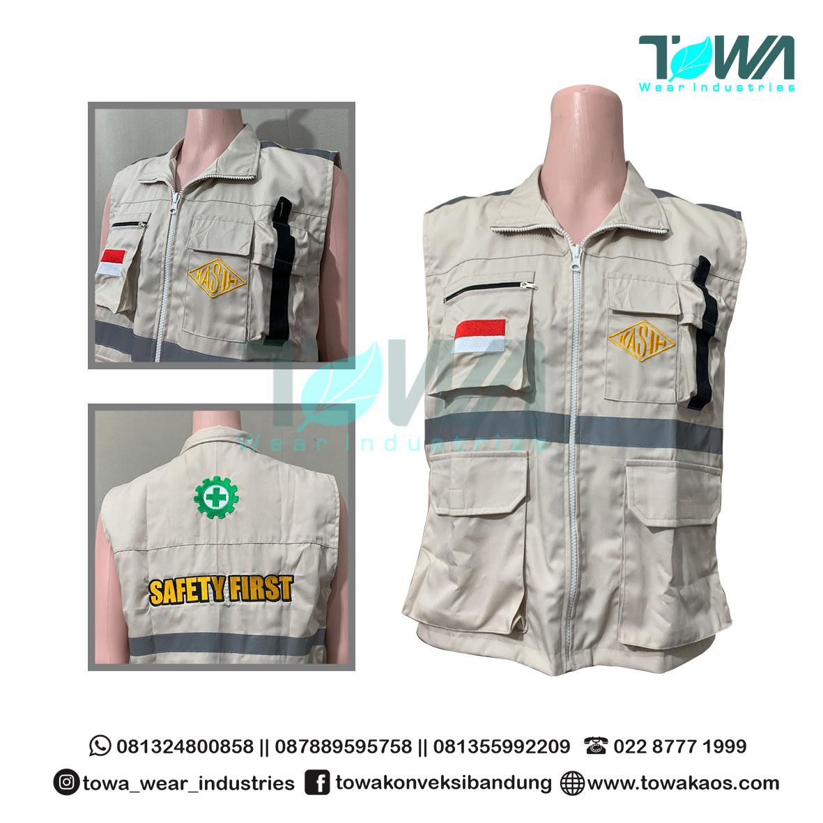 Rompi Safety Pt. Daya Bambu Sejahtera Bahan Drill