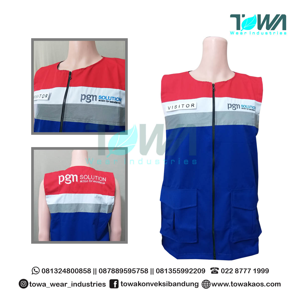 Rompi Safety PGN Bahan Japan Drill