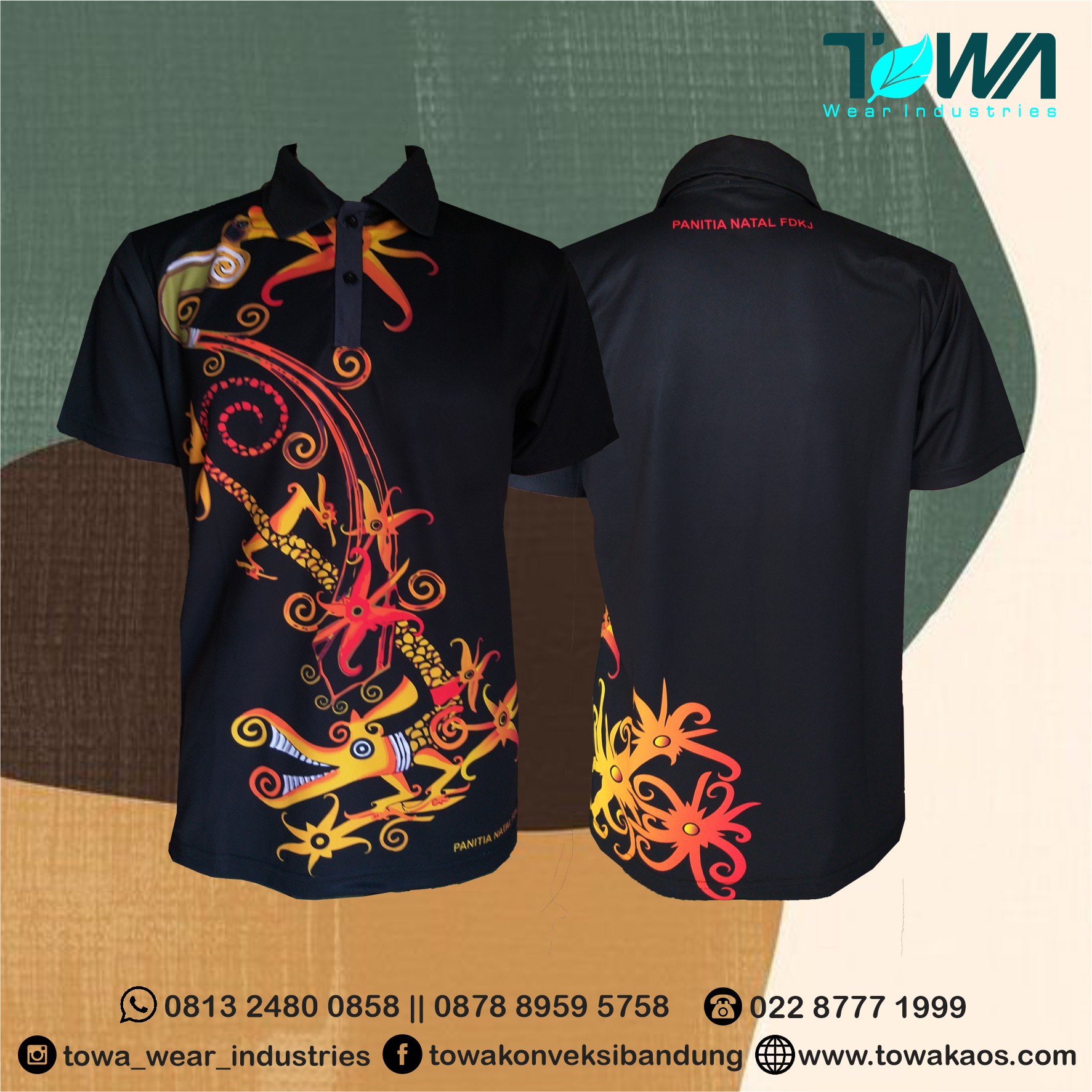 Baju Jersey Baju Event Printing Bahan Dryfit