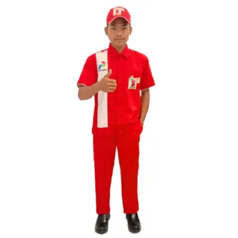 27. Kemeja Seragam Kerja PDL PT. Freeport VS PT. Pertamina (lazada.co.id)