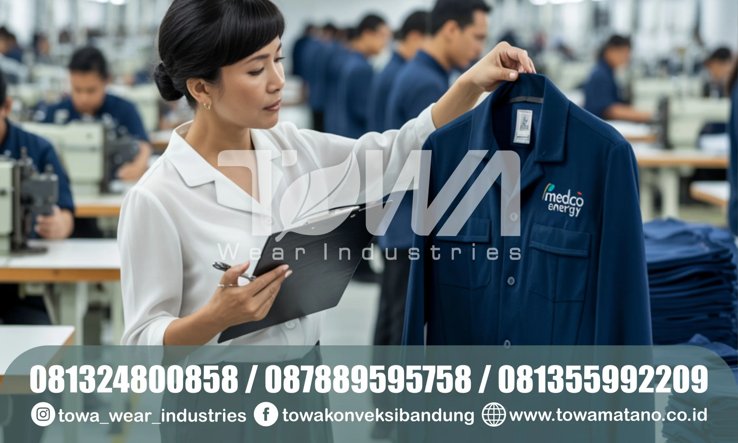 Seragam Kerja Medco Energy: Identik, Aman & Nyaman oleh TOWA